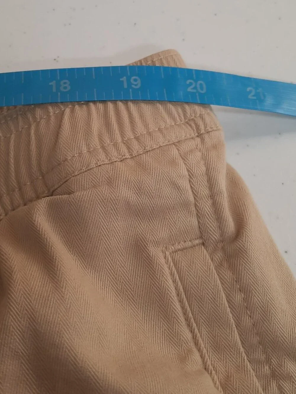 GAP Men's XXL Khaki Tan Drawstring Shorts Stretch Cotton Casual Preppy Classic